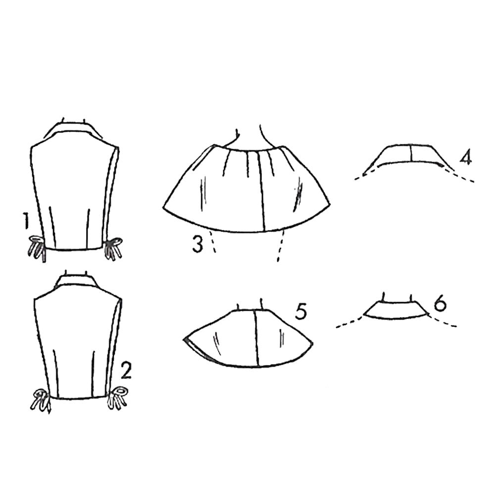 Line drawings of collars.