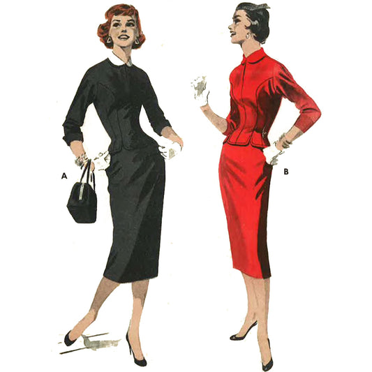 Women wearing two piece dress