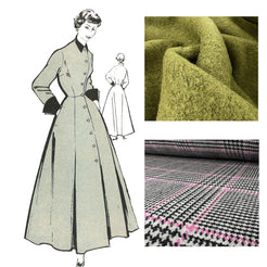 PDF - 1950s Pattern, Women's House Coat, Robe, Dressing Gown, Coachman Robe -  Bust 32” (81cm) - Download
