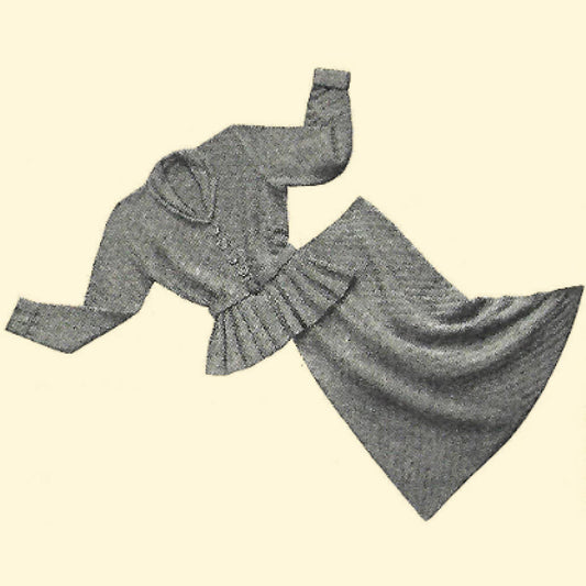 1940's Wartime Bra PDF Sewing Pattern Bust 34