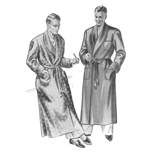 Men wearing dressing gowns