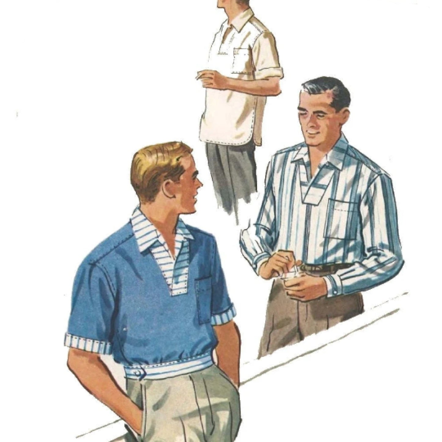 Men wearing shirts