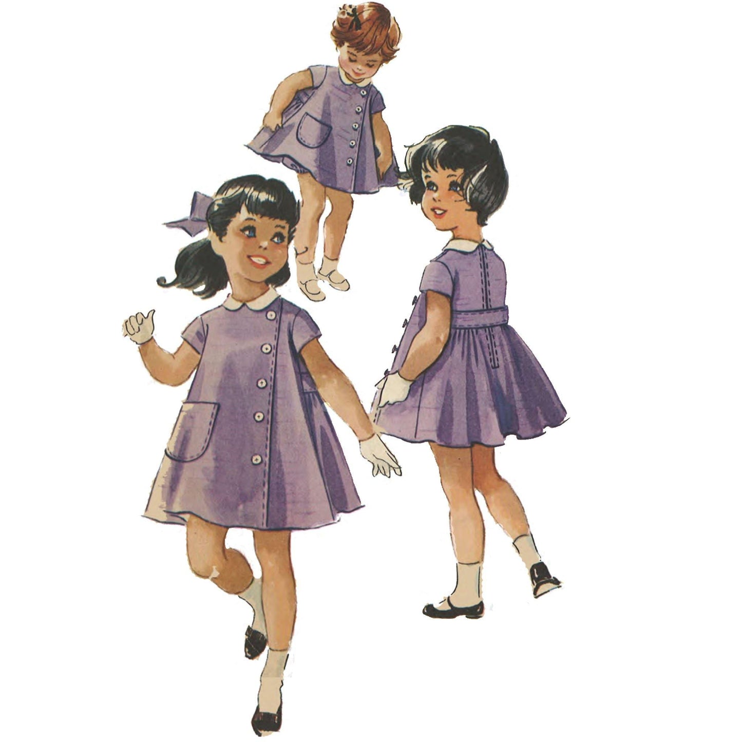 Children in dresses