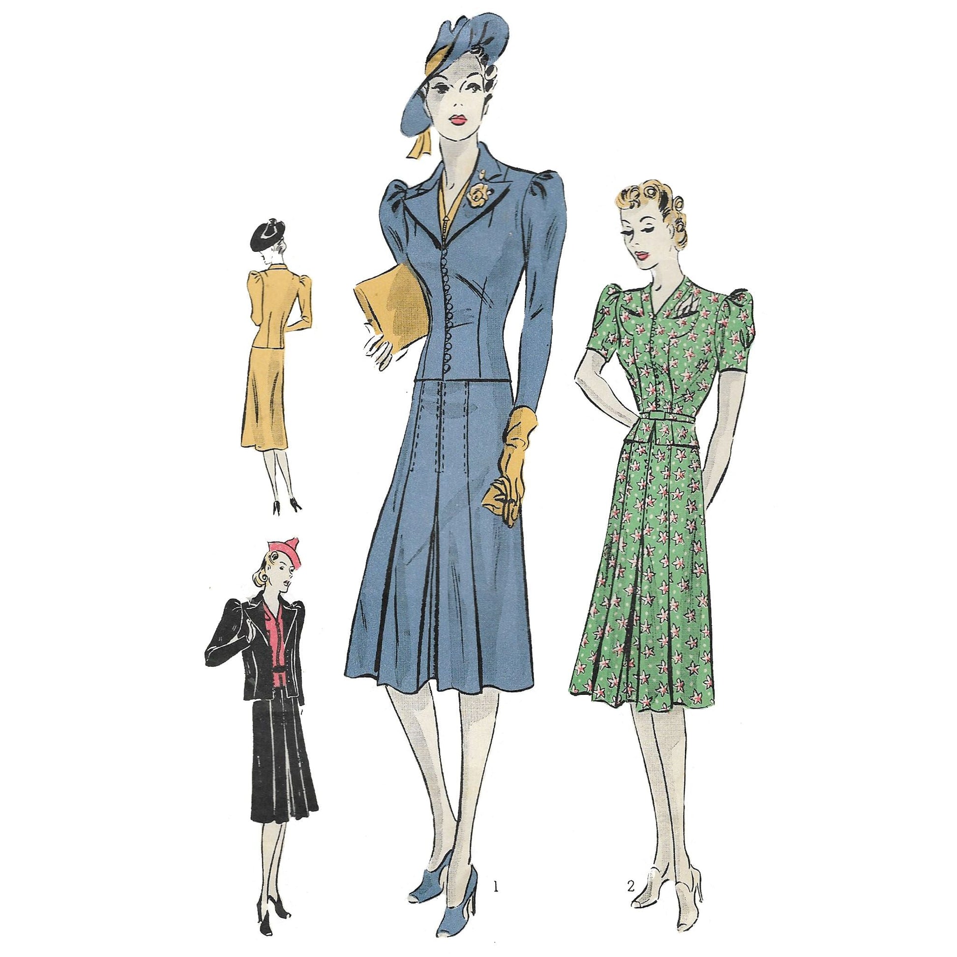 PDF-Vintage 1930s Pattern 3-piece Suit-36” (91.4cm) - Download ...