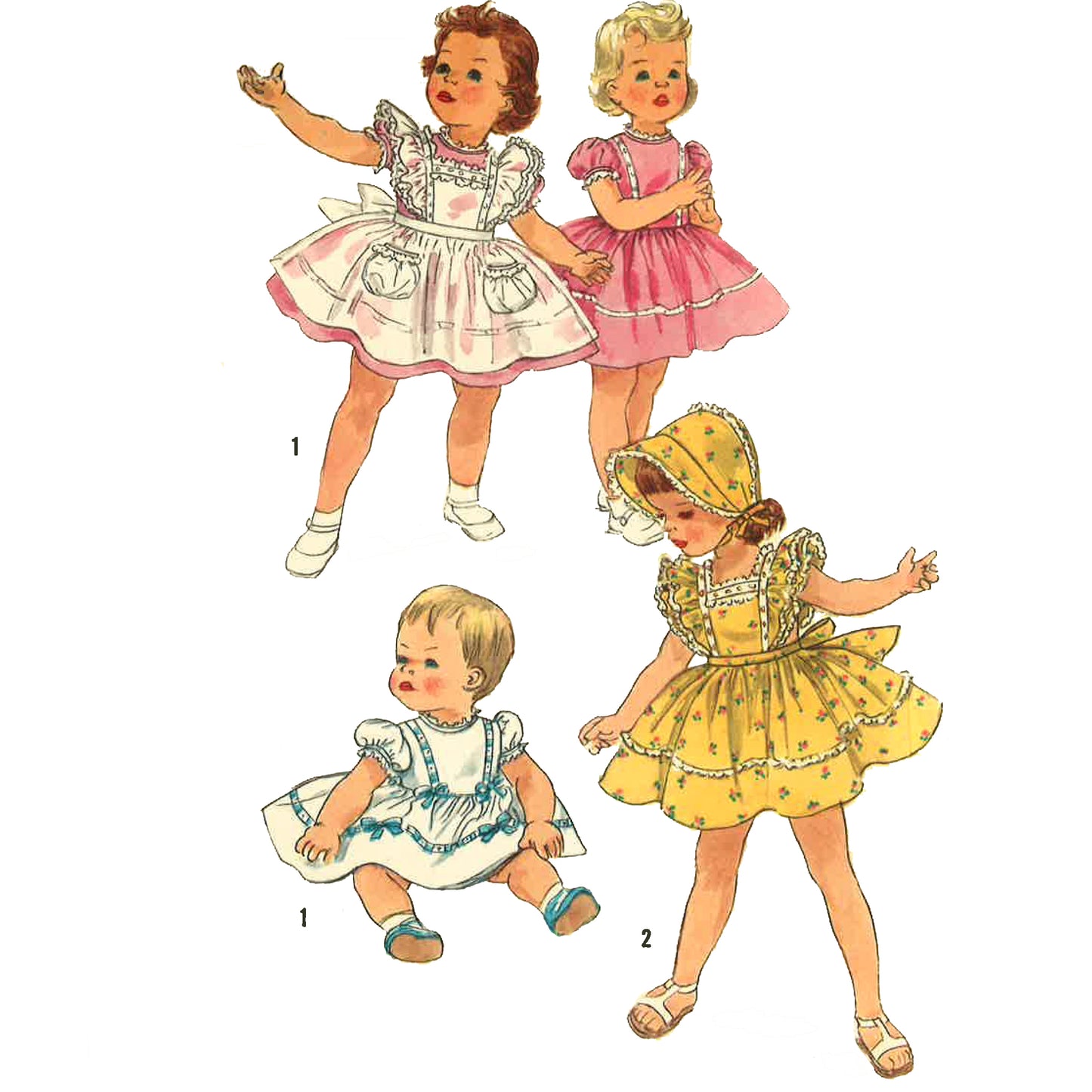 Children in dresses
