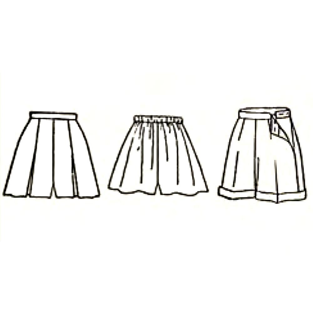 Line drawing of shorts.