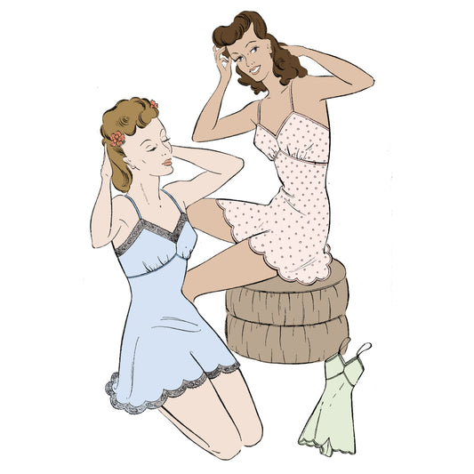 RH1445 — 1940s British Wartime Utility Brassiere sewing pattern –  Reconstructing History