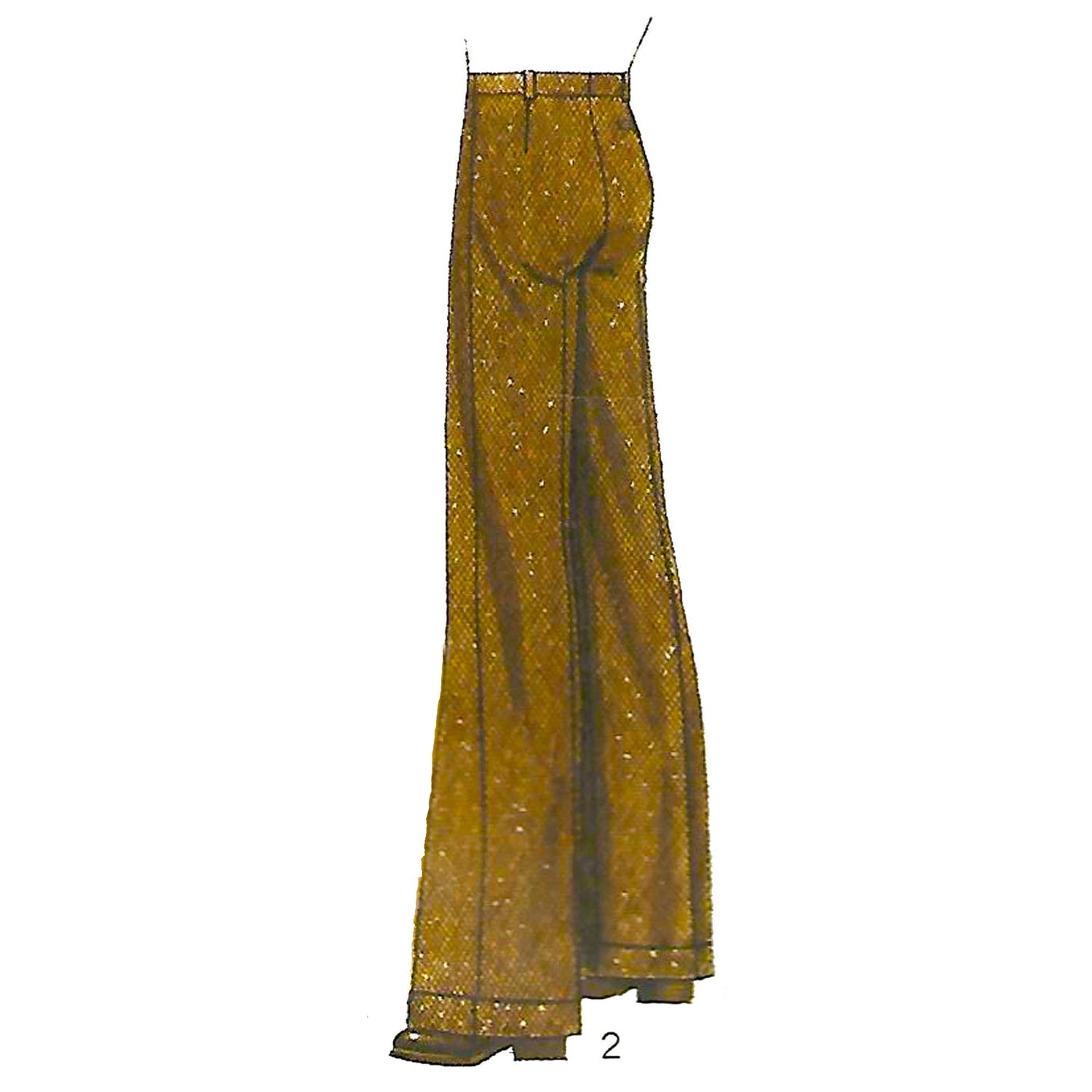 PDF - Vintage 1970s Pattern – Men's Flared Trousers - Multi-sizes