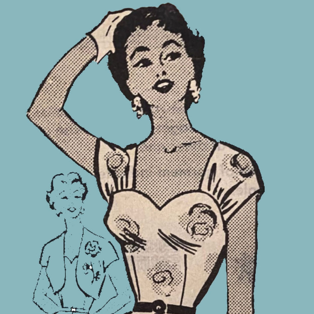 PDF - 1930's Pattern: Maternity Dress & Jacket -  Bust 34” (86.4cm) - Download