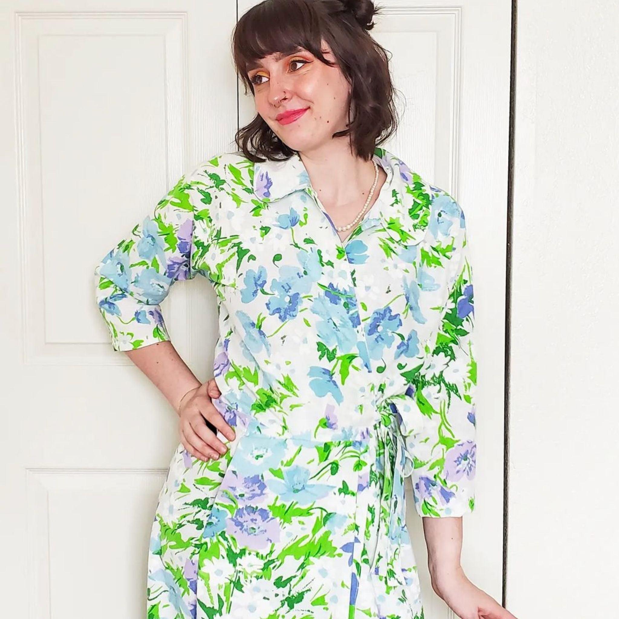 PDF - 1950s Pattern, Vogue House Coat, Robe 'Easy to Make' – Vintage ...