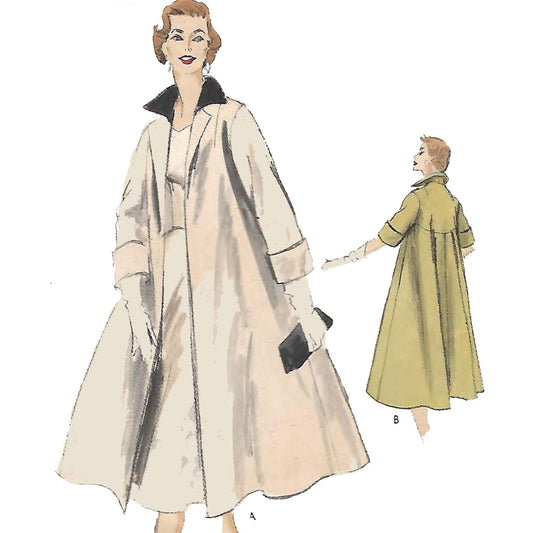 Women wearing swing coats