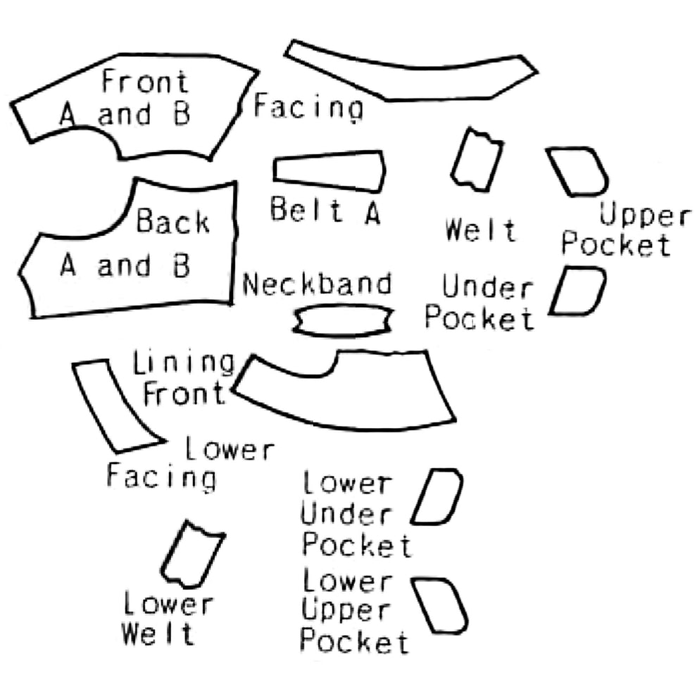 PDF - 1950s Pattern, Men's Vest Waistcoat - Chest 38 (97cm) - Downloa ...