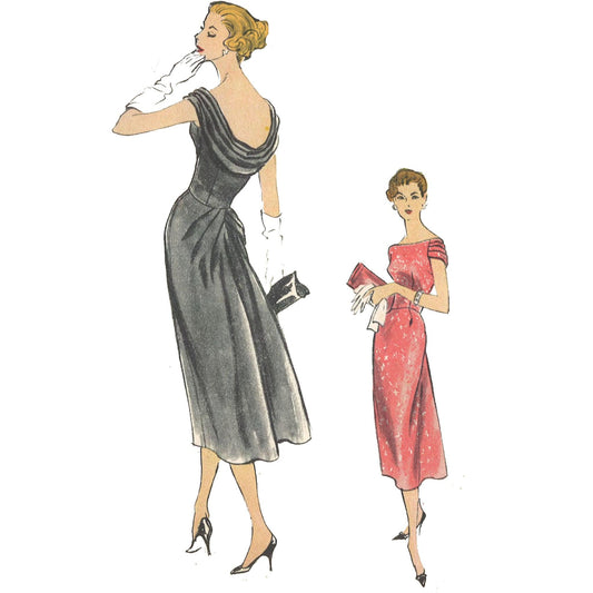 Vintage 1950s Evening Dress Patterns – Page 2 – Vintage Sewing