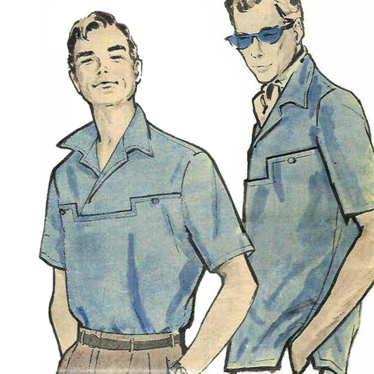 two men wearing Western Style sprts shirts