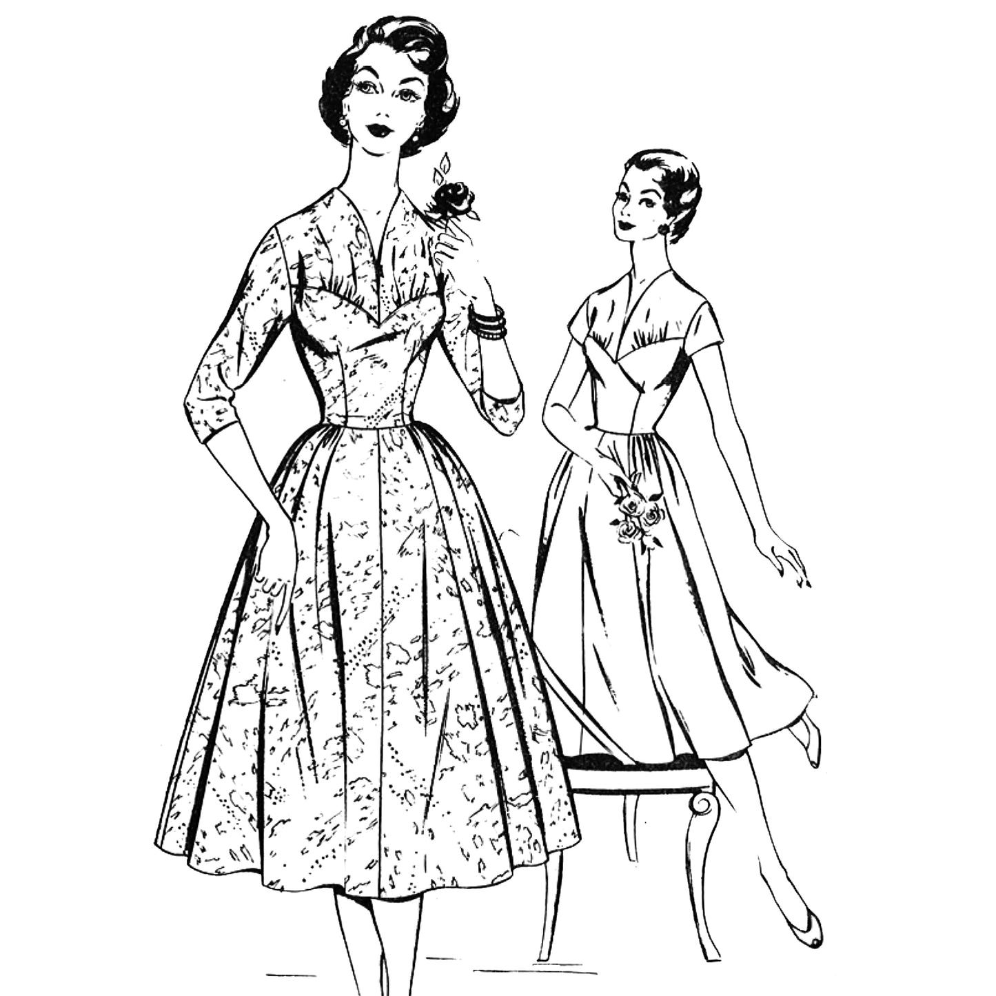 Women wearing Dresses