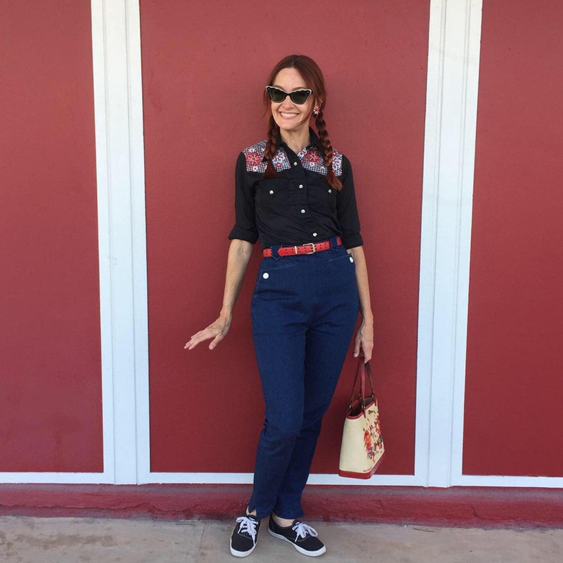 PDF 1950's Sewing Pattern: Women's Ankle Grazer, Pants Trousers