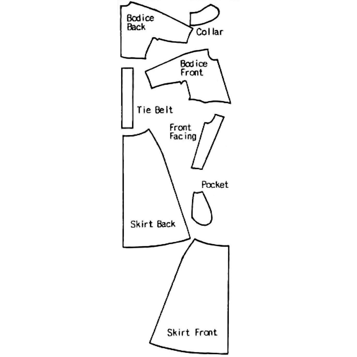 PDF - 1950s Pattern, Vogue House Coat, Robe 'Easy to Make' – Vintage ...