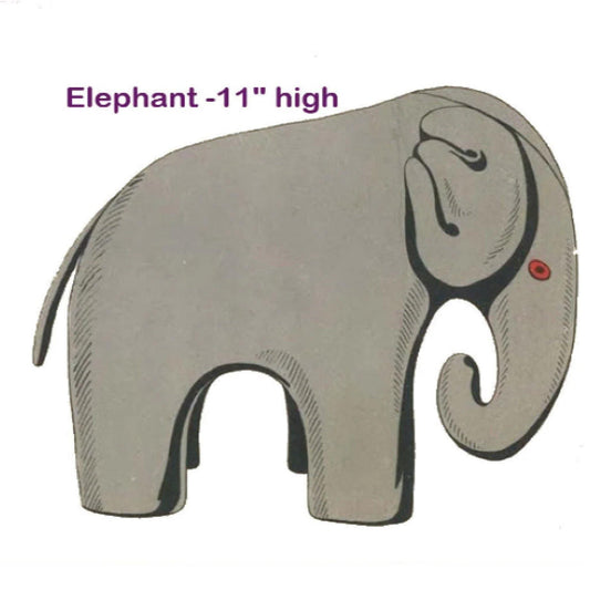 1940s elephant toy pattern